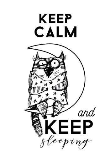 Keep Calm and keep sleeping