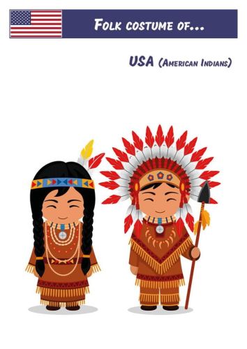 Folk Costume of... USA