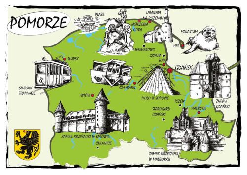 Mapa Pomorza
