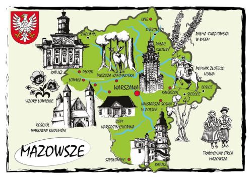 Map of Masovia