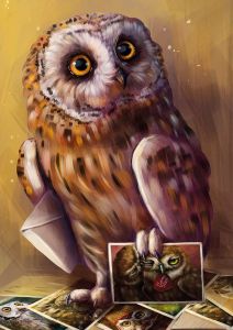 Owl the postcrosser