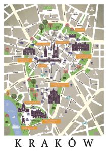Map: Cracow