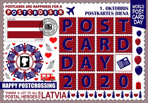 World Postcard Day - Latvia