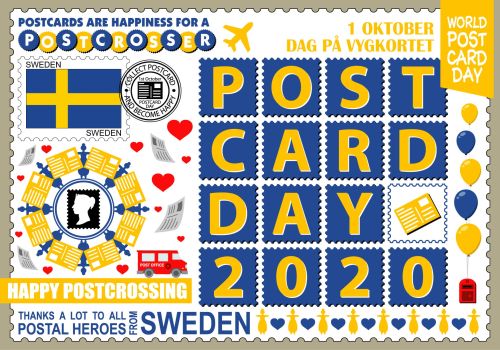 World Postcard Day - Sweden