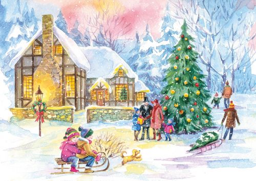 Winter village