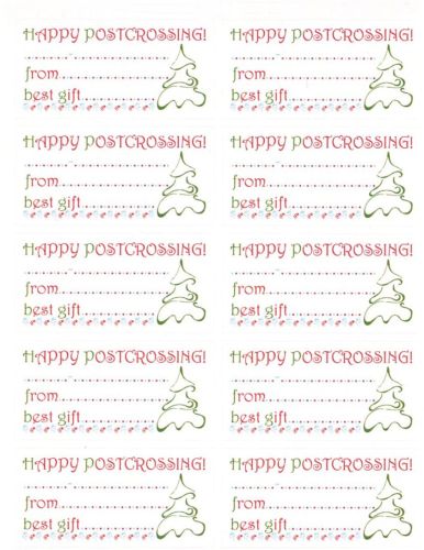 Stickers - Happy Postcrossing
