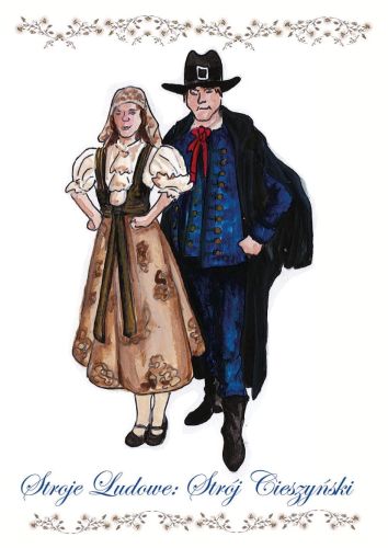 Folk costumes: Cieszyński
