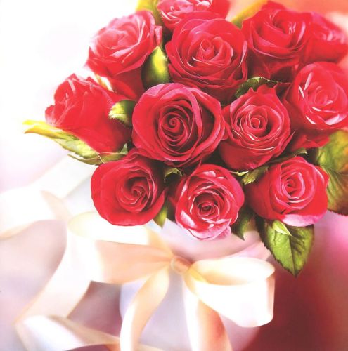 Folded card - Flowers