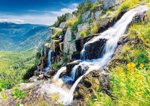 Pancava waterfall, Karkonosze Mountains