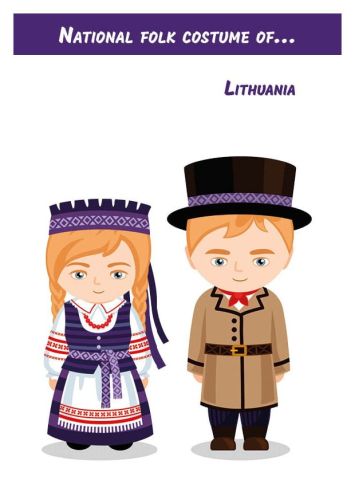 National Folk Costume of... Lithuania