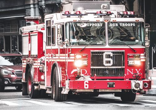 Firetruck in New York City