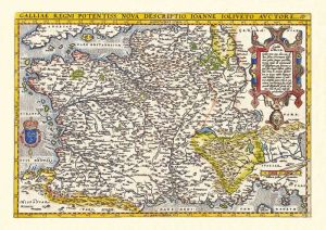 Old map of France