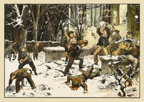 Snowball fight