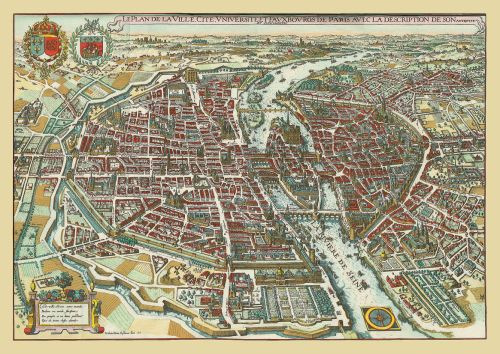 Map of Paris
