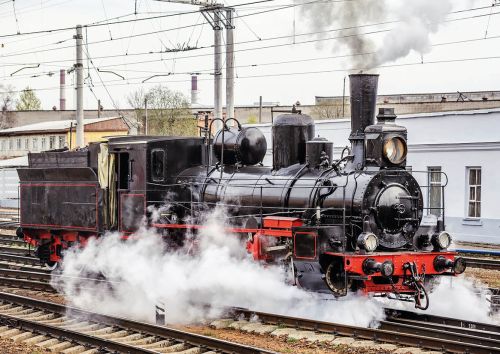 Old steam locomotive