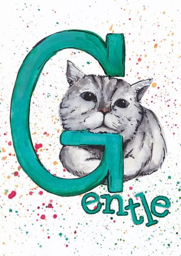 Cat alphabet - G