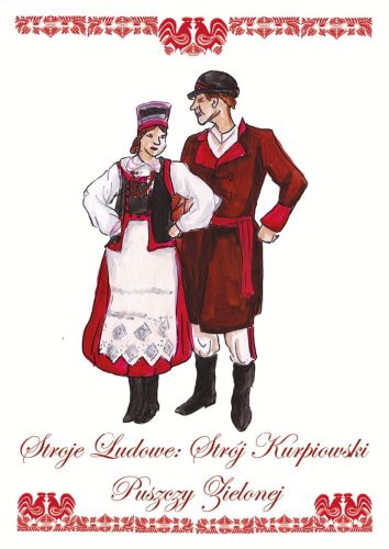 Folk costumes: Kurpiowski Puszczy Zielonej