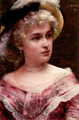 Gierymski Aleksander - Rococo Lady