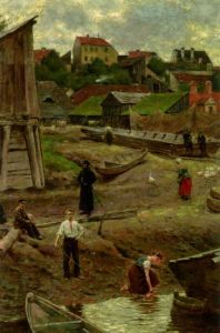 Gierymski Aleksander - Bank of the Vistula in Warsaw