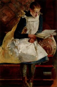 Malczewski Jacek - Portrait of Artist's Daughter - Julia