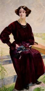 Malczewski Jacek - The Finished Song - Portrait of Róża Aleksandrowicz