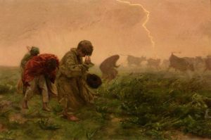 Chełmoński Józef - Thunderstorm
