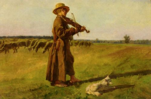 Chełmoński Józef - Cowherd