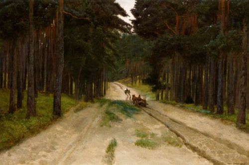 Chełmoński Józef - Forest Truck