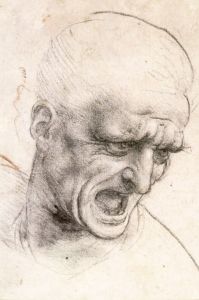 Da Vinci Leonardo - Study of Two Warriors' Heads