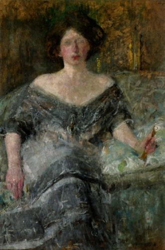 Boznańska Olga - Portrait of Eliza Krauze