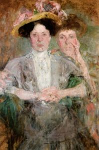 Boznańska Olga - Portrait of Two Young Ladies