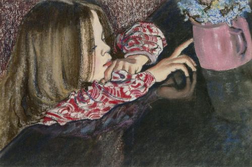 Wyspiański Stanisław - Helenka with a Vase