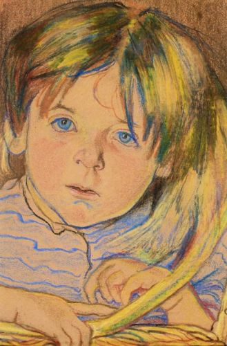 Wyspiański Stanisław - Portrait of the child