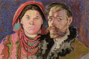 Wyspiański Stanisław - Self-Portrait with Wife