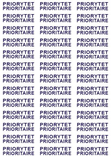 Stickers: Prioritaire