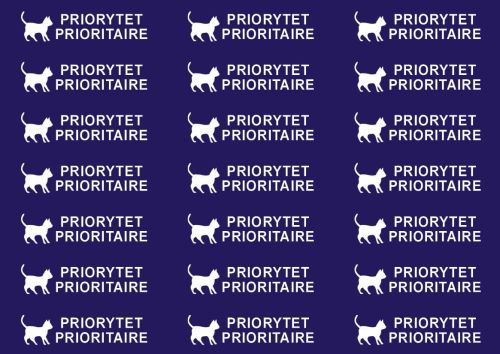 Stickers: Prioritaire (Cat)