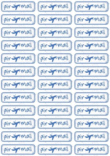 Stickers: Air Mail