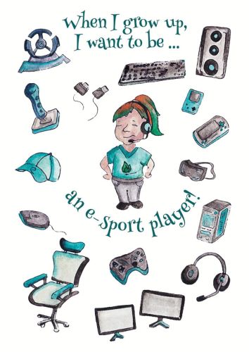 Professions: e-sport player