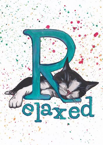 Cat alphabet - R