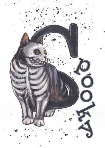 Cat alphabet - S