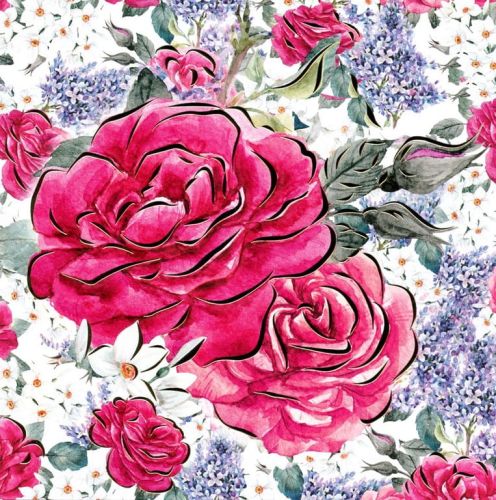 Folded card - Flowers
