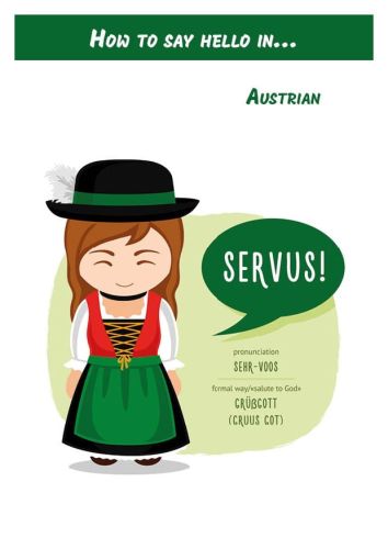 How to say hello in... Austrian