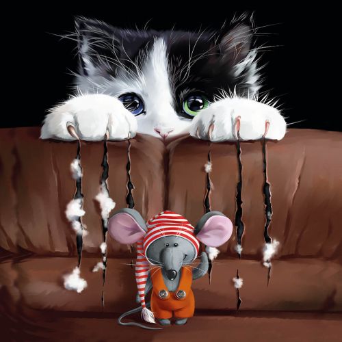 Cat and mouse