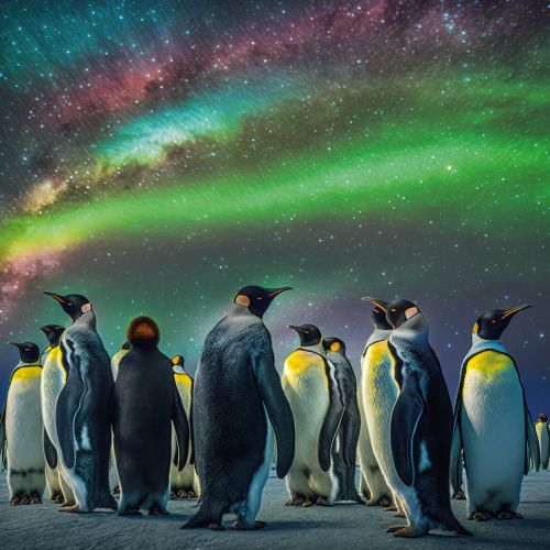The King penguins