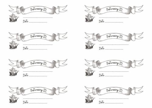 Stickers: Postcrossing ID - Ship