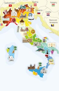 Outlet - Map of Italy