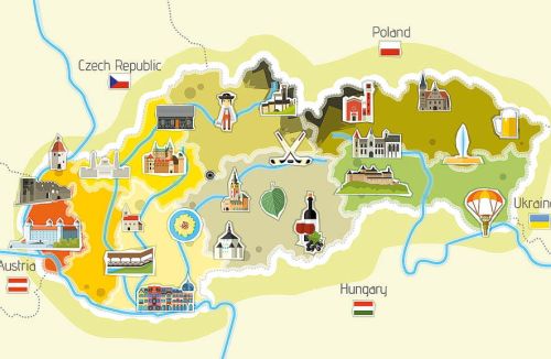 Outlet - Map of Slovakia
