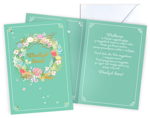 Folded card - Easter