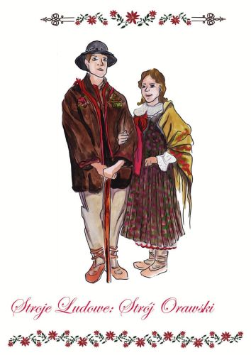 Folk costumes: Orawski