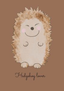 Hedgehog lover